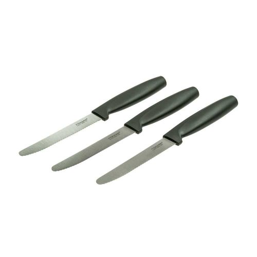 Zestaw 3 noży ząbkowanych Black - FISKARS
