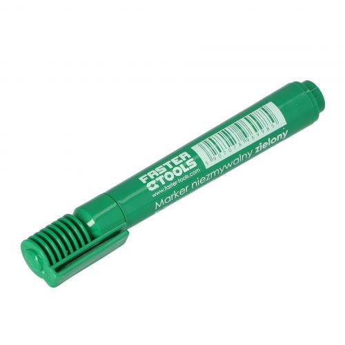 Marker wodoodporny, niezmywalny zielony Faster Tools