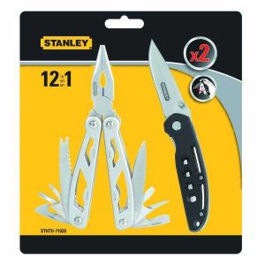 Zestaw MULTI TOOL 12w1 + nóż składany - STANLEY STHT0-71028