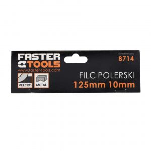Filc polerski 125mm 10mm blister - FASTER TOOLS