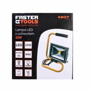 Lampa LED z uchwytem 20 W Faster Tools