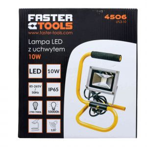 Lampa LED z uchwytem 10 W Faster Tools
