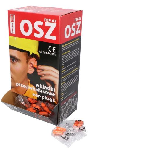 Zatyczki do uszu opakowanie 200par OSZ FEP-03 - PROTECT2U