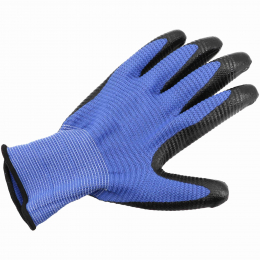 Rękawice karbowane niebieskie rozm. 9 PROTECT2U