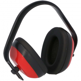 Słuchawki wygłuszające ochronne 20 dB czerwone PROTECT2U