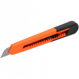Nóż do tapet pomarańczowo-czarny - FASTER TOOLS