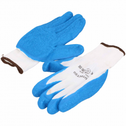 Rękawice robocze nylonowe, niebieskie rozm. 10 PROTECT2U