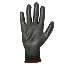 Rękawice robocze czarne, poliester rozm. 9 PROTECT2U
